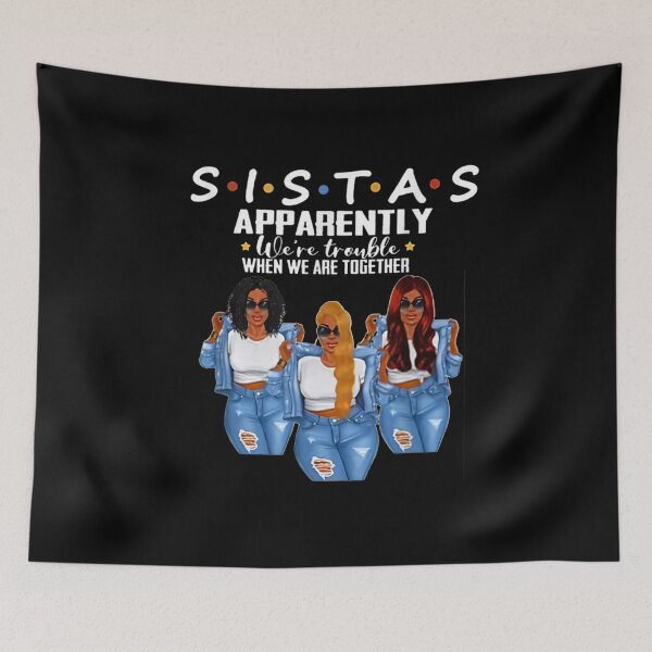 Item preview, Sister Apparently We're Trouble When We're Together Gift  designed and sold by suzanso.