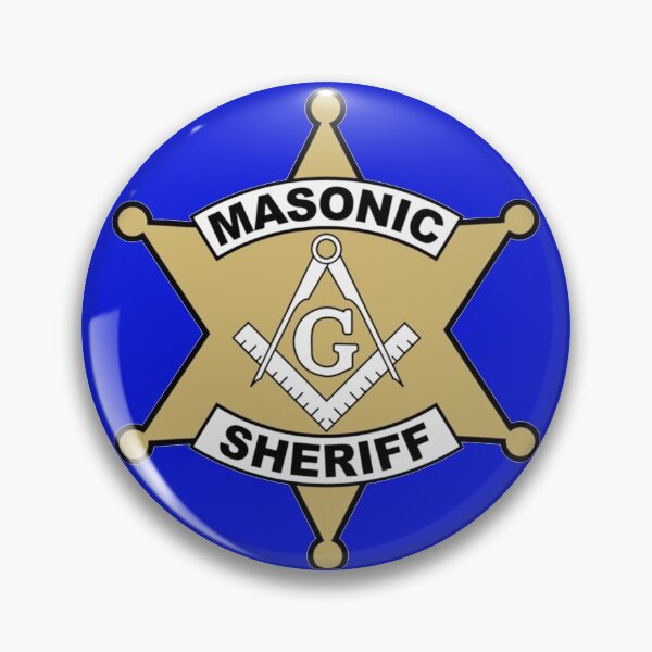 Item preview, Masonic Sheriff Star Badge designed and sold by Lawrence Baird.