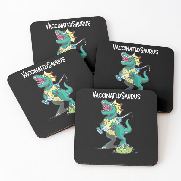 Item preview, Vaccinated Saurus Funny Vaccine Dinosaur Gift  designed and sold by suzanso.