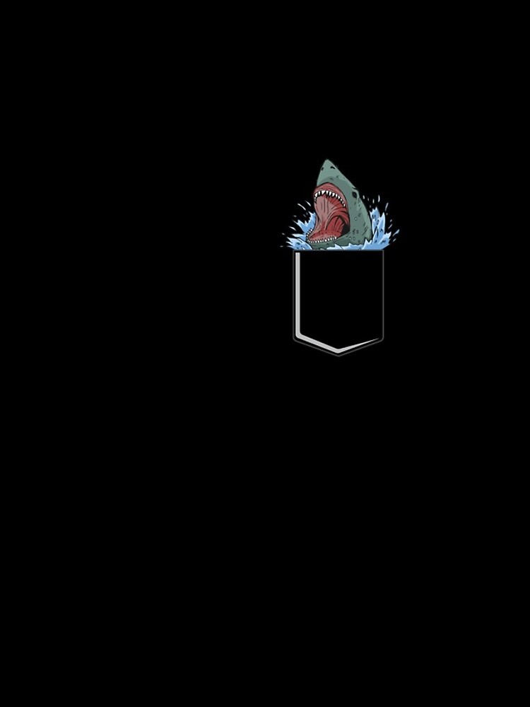 Imagen 4 de 4, Funda de iPhone con la obra Great White Shark In A Pocket Shark Lover Shark Pocket Gear, diseñada y vendida por DynamicDesign.