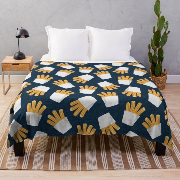 Item preview, Churros on dark blue designed and sold by littlearrow.