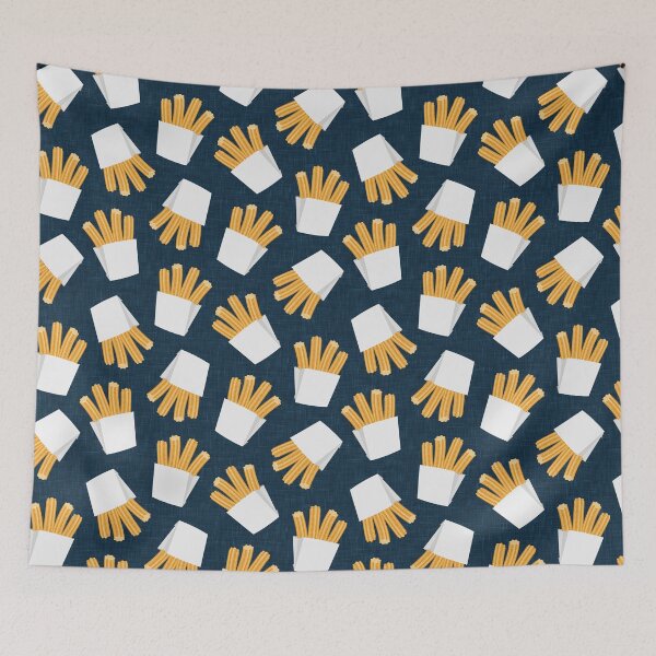 Item preview, Churros on dark blue designed and sold by littlearrow.
