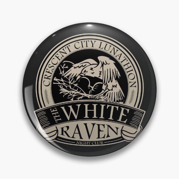 Item preview, Crescent City White Raven Nightclub emblem designed and sold by GinaBirki.