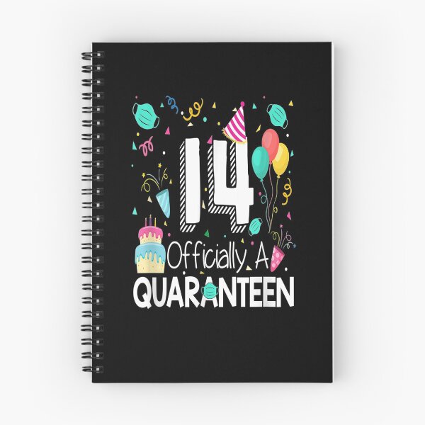 Item preview, 14th Birthday Officially A Quaran N Nager 14 Years Old Gift  designed and sold by suzanso.