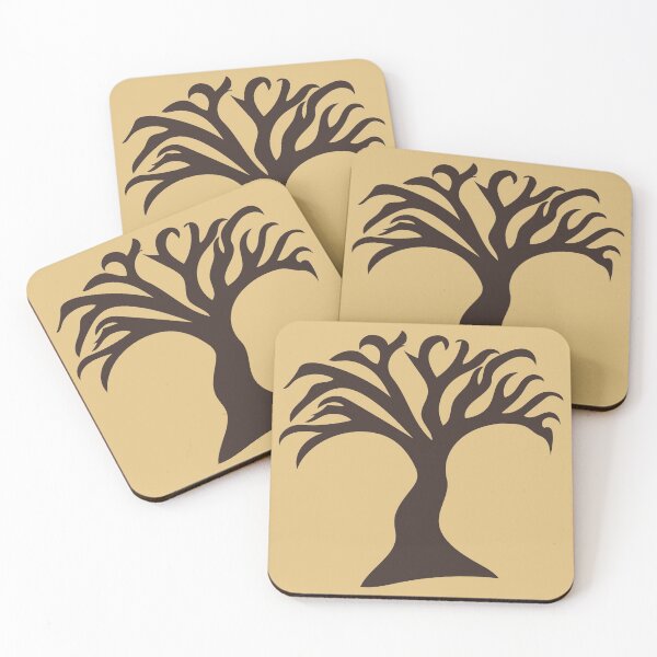 Item preview, OutlineTree of Life Minimal Brown and Beige designed and sold by Quoppidou.