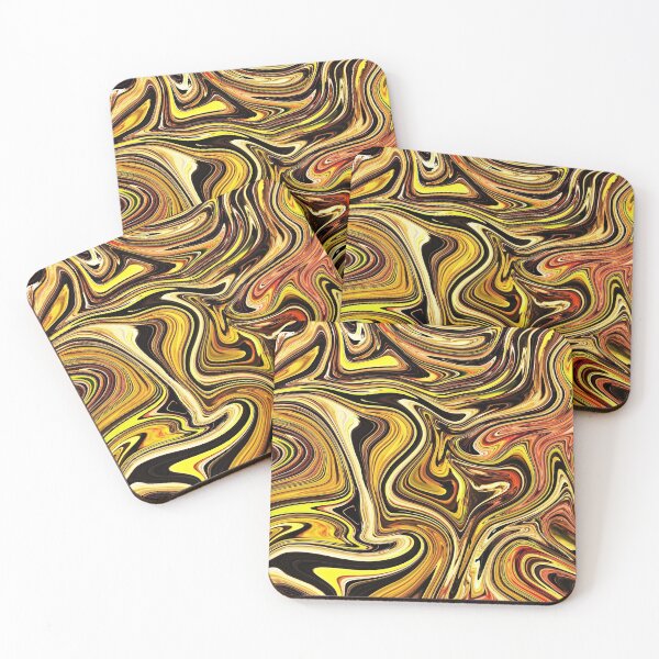 Item preview, Glossy Retro Abstract Fluid designed and sold by Flydea.