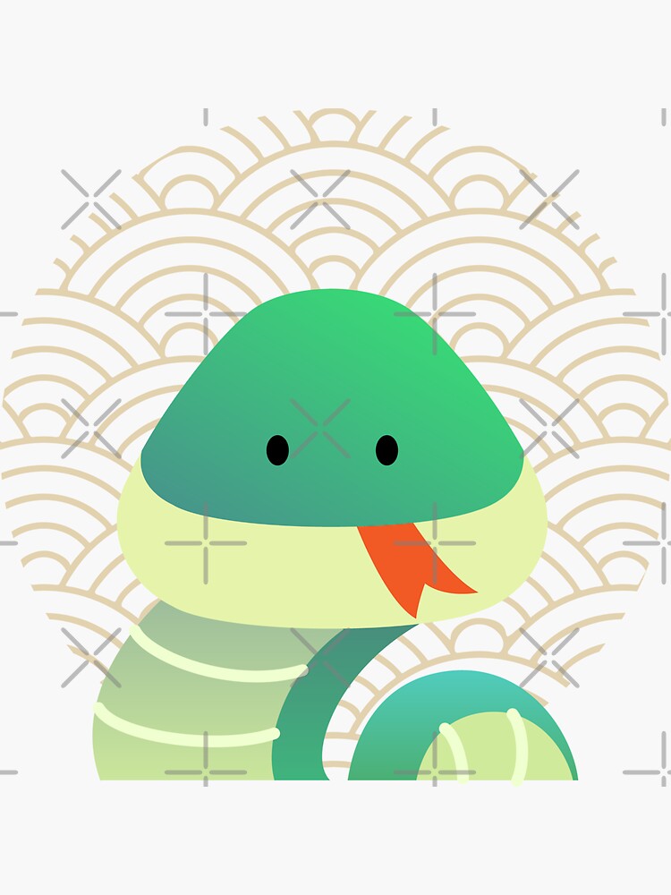 "Snake Zodiac" Sticker by binhlum Redbubble