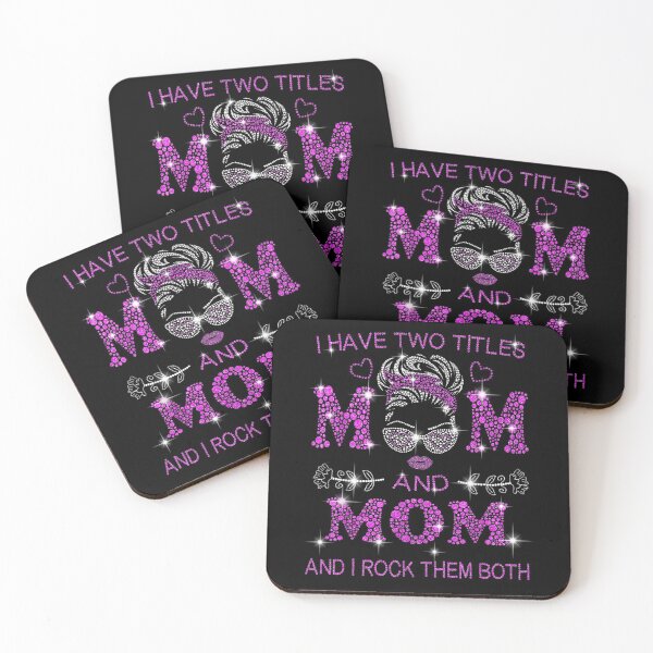 Item preview, I Have Two Titles Mom And Mom I Rock Them Both Love Mom Gift  designed and sold by suzanso.