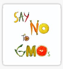 Say NO to GMOs! Sticker