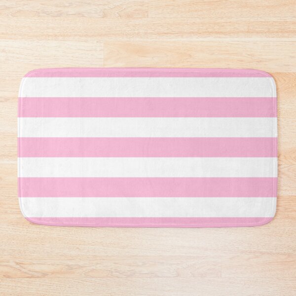 Item preview, Medium COTTON CANDY PINK and WHITE Horizontal STRIPES designed and sold by RachelMacht.