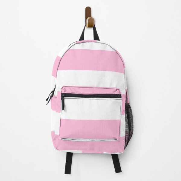 Item preview, Medium COTTON CANDY PINK and WHITE Horizontal STRIPES designed and sold by RachelMacht.