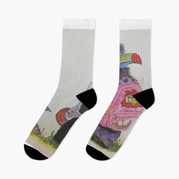 Item preview, Birds of Spring (Bear and Squirrel in Bird Costume) designed and sold by Ofingood-Art.