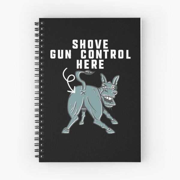 Item preview, Shove Gun Control Here Donkey Ass Second Amendment Gear designed and sold by DynamicDesign.