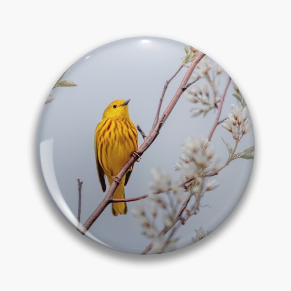 Artikelvorschau, Gelber Vogel auf einem Baum entworfen und verkauft von MariaSolans.