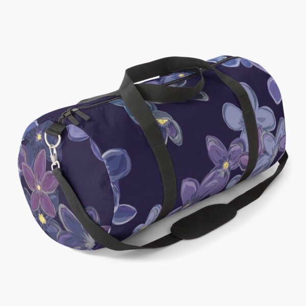 Item preview, Dark blue floral pattern lilac lilac designed and sold by Luaillustration.