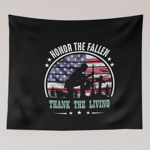 Item preview, Honor the fallen thank the living: Funny  design for memorial day Us flag. designed and sold by fajali master.