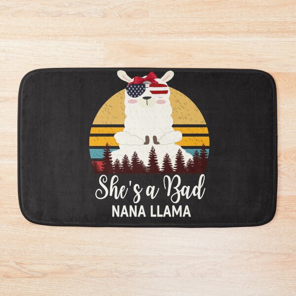 Item preview, Funny FUNY Shes a Bad Nana Llama  dad  Grandma designed and sold by NormaEng.