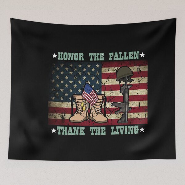 Item preview, Honor the fallen thank the living: Funny  design for memorial day Us flag. designed and sold by fajali master.