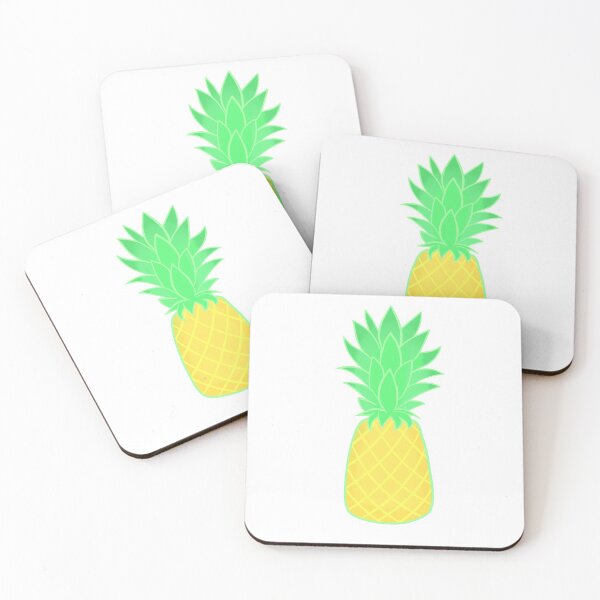 Item preview, Gold Pineapple Tropical Fruit Pattern designed and sold by RamenPoodle.