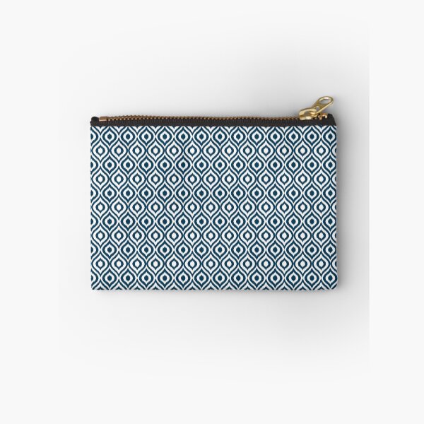 Item preview, Azul marino Ikat Ogee designed and sold by KrisInStitches.