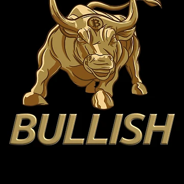 Imagen de la obra Bullish Bitcoin Gold Bitcoin Bull Crypto Bullish On Bitcoin Gear de DynamicDesign