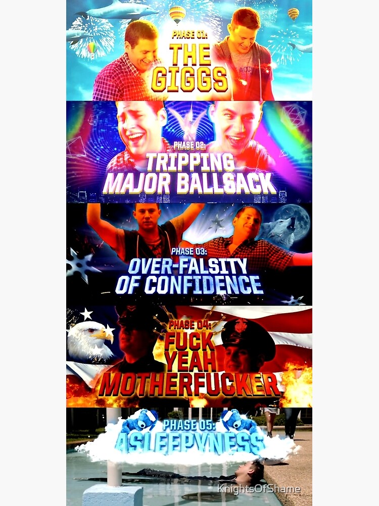 "5 Stages of HDF 21 Jump Street" Poster for Sale by KnightsOfShame