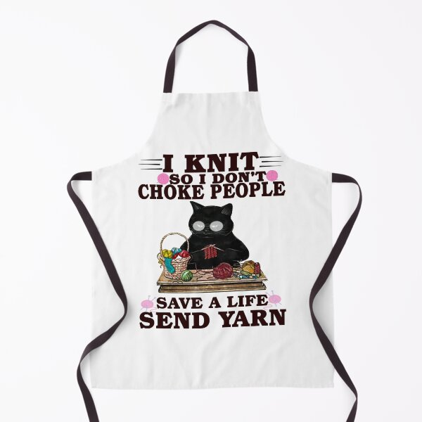Item preview, official black cat i knit so i don t choke people save a life designed and sold by CARDWELL-COWEL.