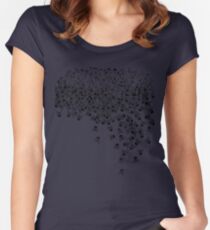 Noctis' Skull and Crossbones Shirt Fitted Scoop T-Shirt
