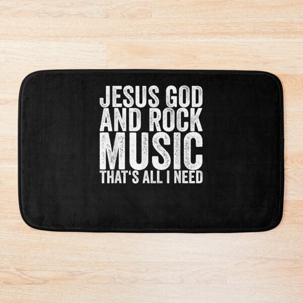 Item preview, Jesus God And Rock Music That's All I Need Gift  designed and sold by suzanso.