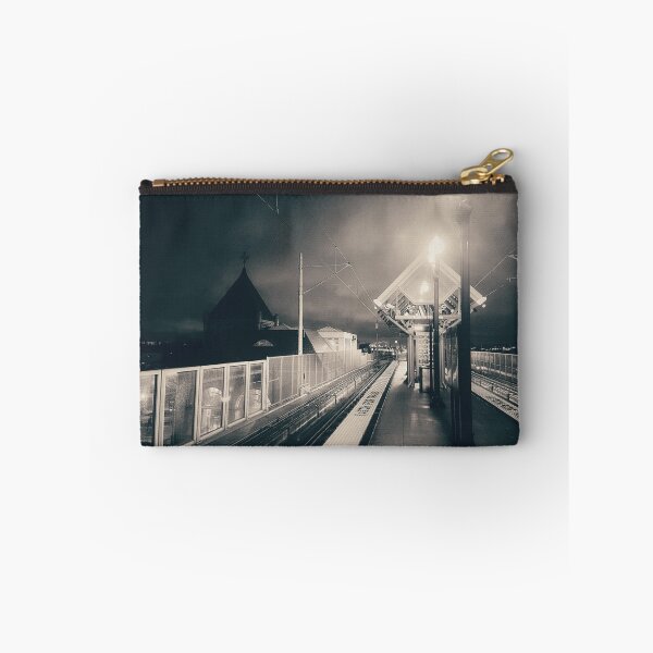 Item preview, Bayonne Train Station At Night designed and sold by ArtByMarinaM.
