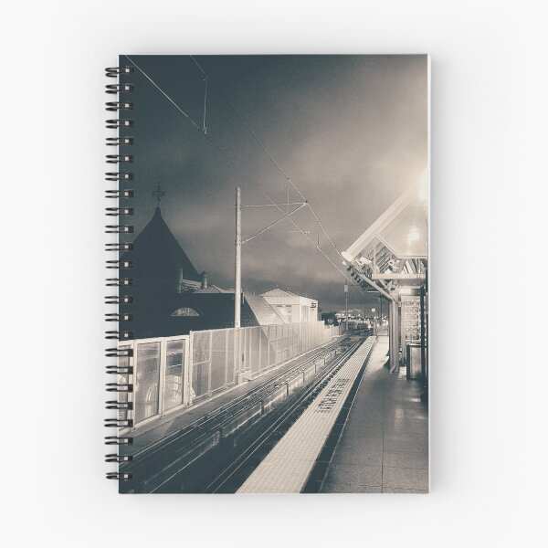 Item preview, Bayonne Train Station At Night designed and sold by ArtByMarinaM.