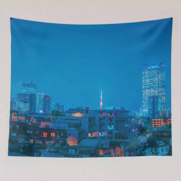 Item preview, Aesthetic Anime Night City designed and sold by KaremaJ.
