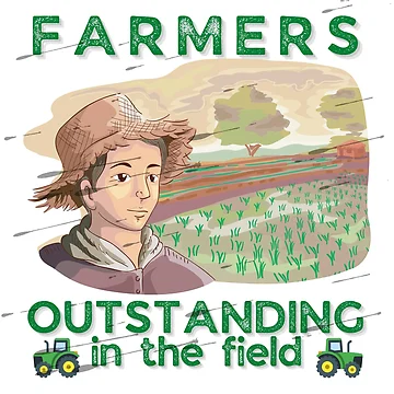 Artwork thumbnail, FARMERS - Outstanding In The Field! by Sun Sand & Sea Art