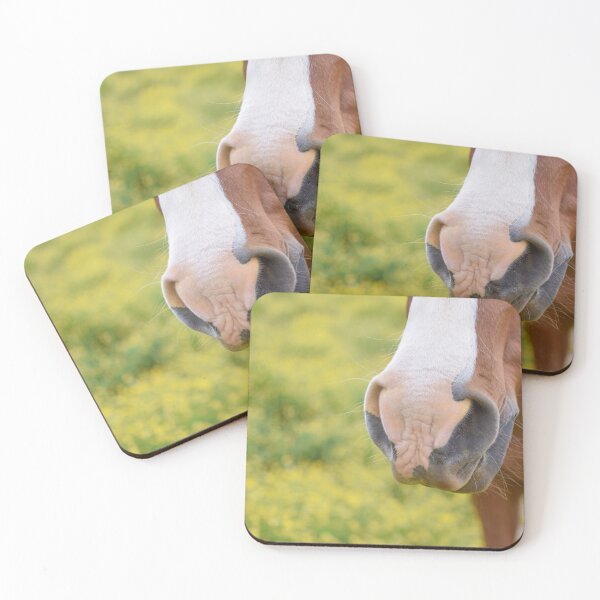 Item preview, horse muzzle in yellow field designed and sold by sarelitay.