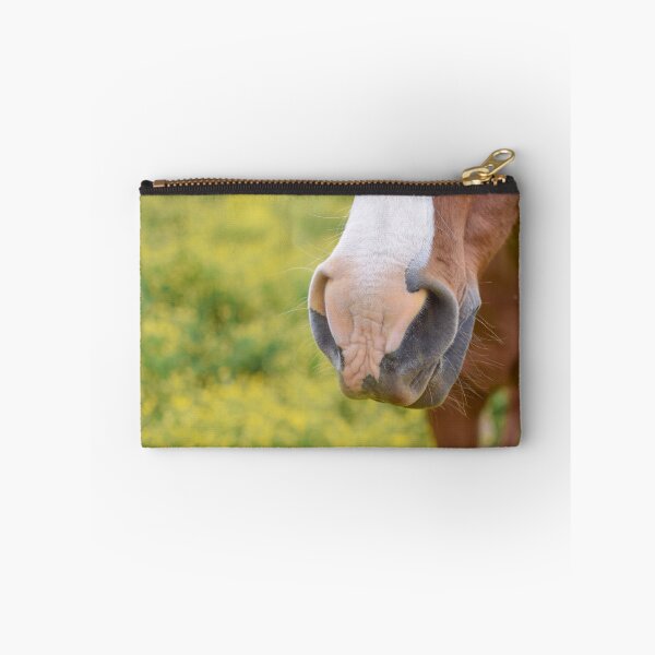 Item preview, horse muzzle in yellow field designed and sold by sarelitay.