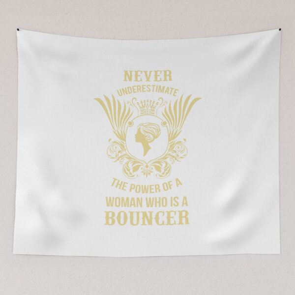 Item preview,   Never under estimate a Woman Bouncer...... designed and sold by BeautonFashions.