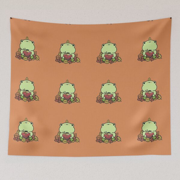 Item preview, Cute Frog Leaves Ramen designed and sold by patrick10reyes.