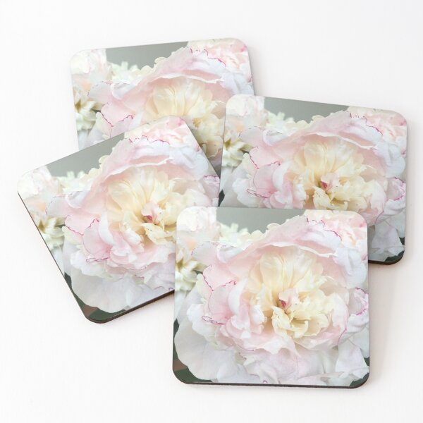 Item preview, Elegant White & Blush Pink Flowers designed and sold by newburyboutique.