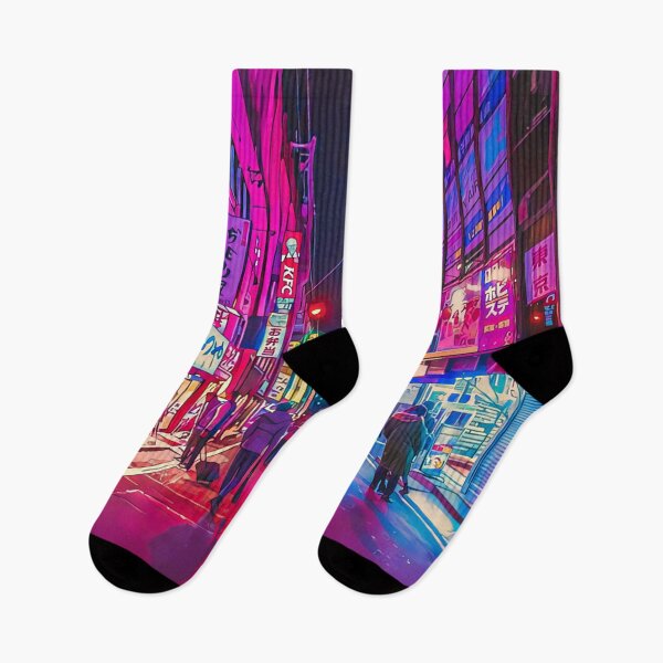 Item preview, Cyberpunk Night Tokyo designed and sold by KaremaJ.