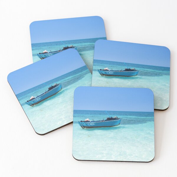 Item preview, Blue boat in Cuba designed and sold by Delphimages Art.