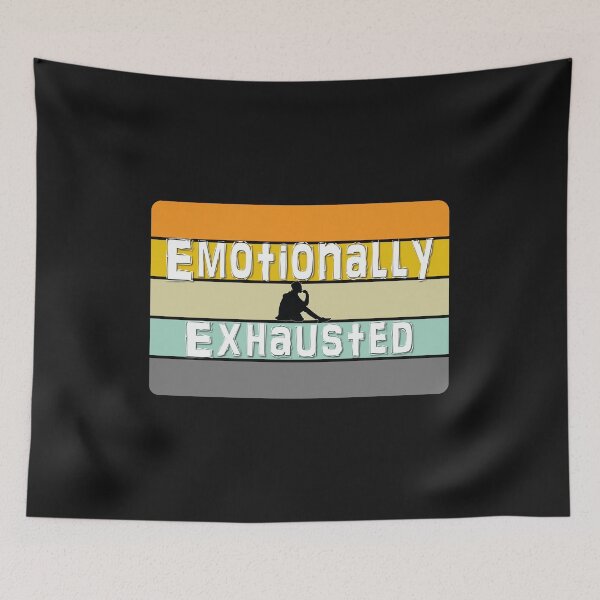 Item preview, emotionally exhausted vintage Classic T-Shirt designed and sold by Docartdesign.
