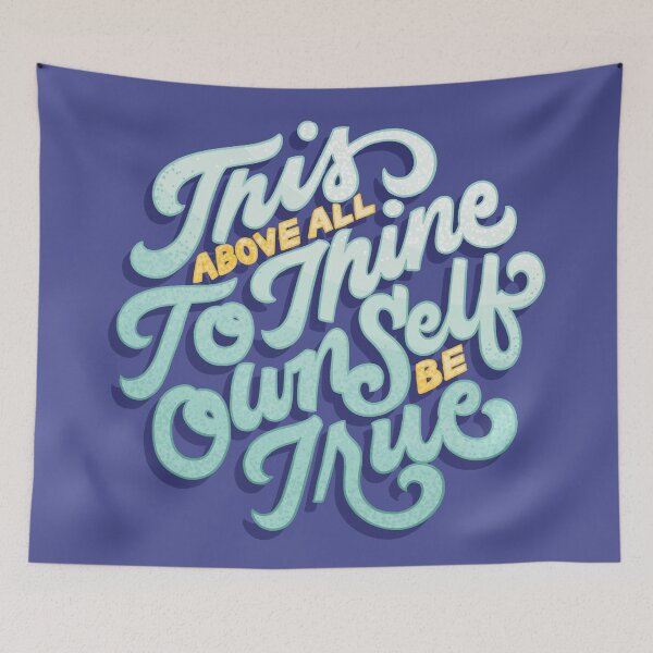 Item preview, To Thine Own Self Be True designed and sold by polliadesign.