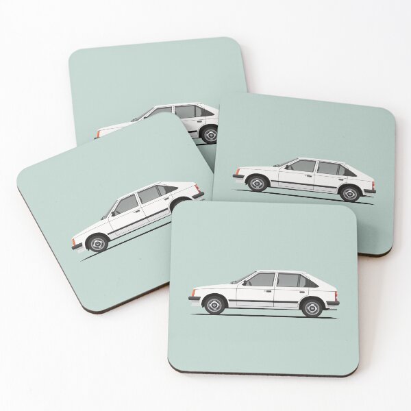 Item preview, Kadett D - Astra Mk1 - white illustration designed and sold by knappidesign.