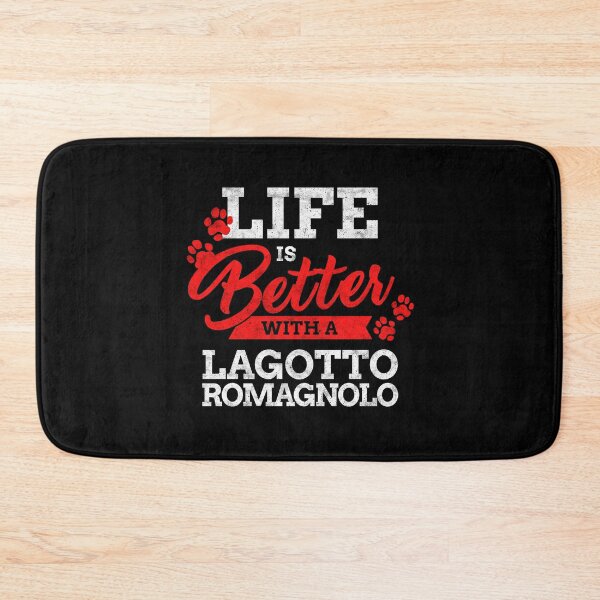 Item preview, Life is better with Lagotto Romagnolo truffle dog saying designed and sold by madgrfx.