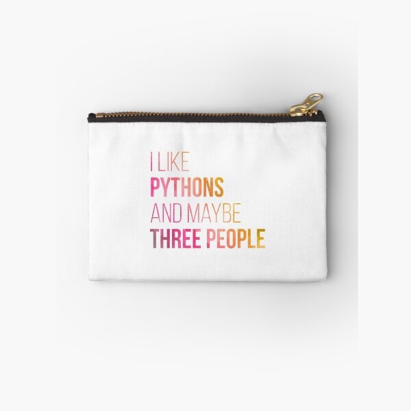 Item preview, I Like Pythons And Maybe Three People in Watercolor  | Gift shirt designed and sold by trending-cats.