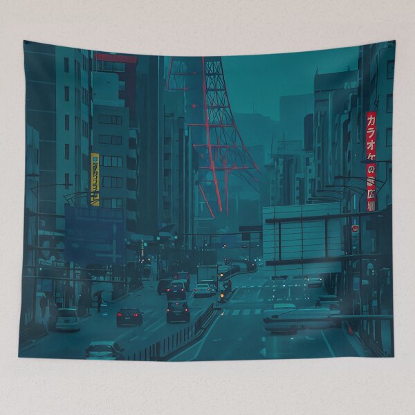 Item preview, Aesthetic Evening City designed and sold by KaremaJ.