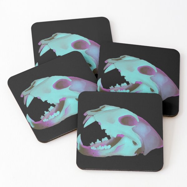 Item preview, Neon Blue Animal Skull designed and sold by JurassicGems.