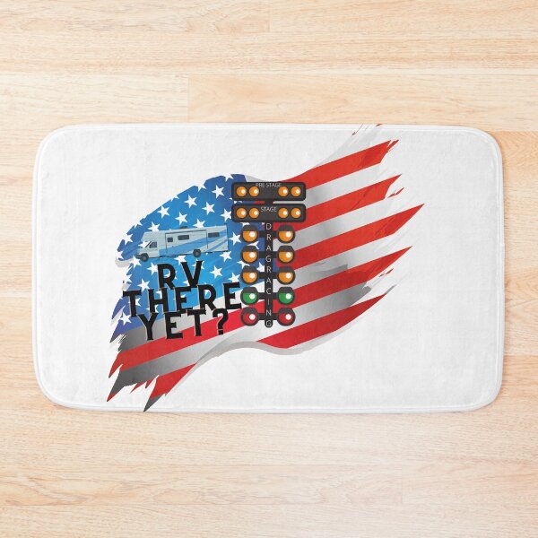 Item preview, RV There Yet? American Flag USA Camper designed and sold by CarantinedChaos.