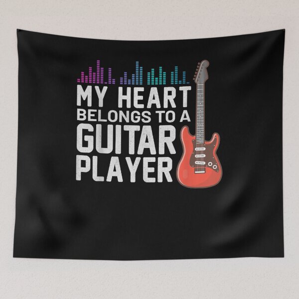 Item preview, My Heart Belongs To A Guiter Player Gift  designed and sold by suzanso.