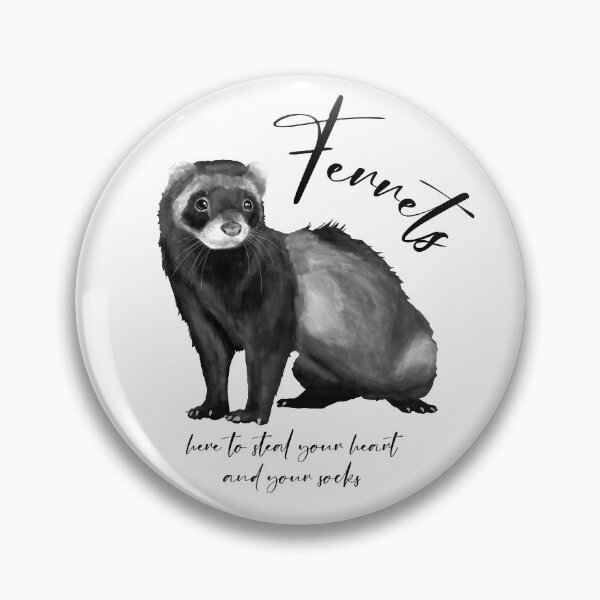 Item preview, Ferrets, here to steal your heart and your socks designed and sold by bettiena.